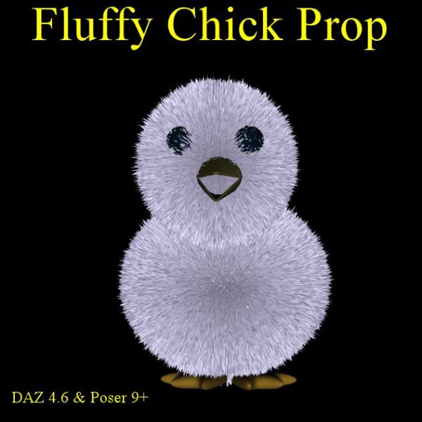 Fluffy Chick Prop (DAZ)