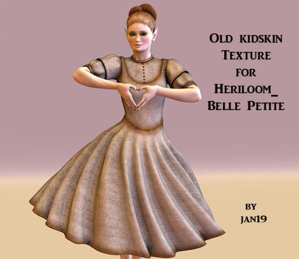 Old Kidskin Texture for Heirloom_Belle Petite