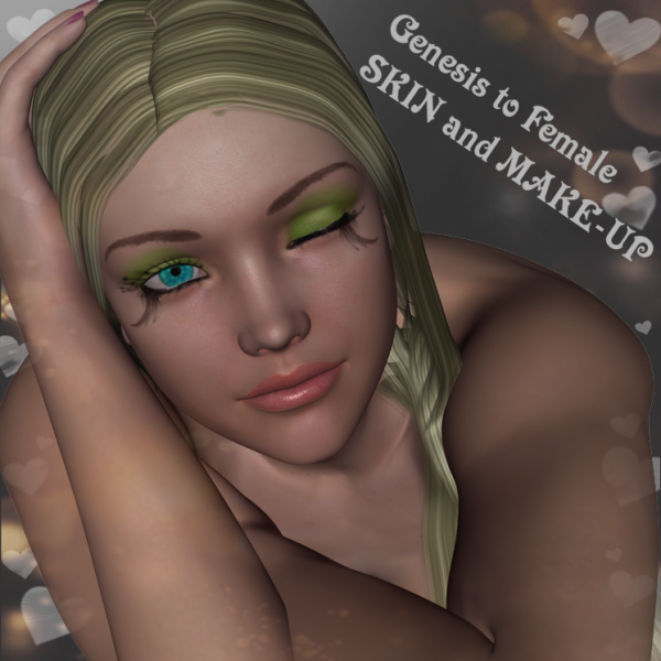 Skin and Makeup for Genesis to female