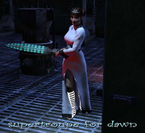 supertroupe dress for dawn