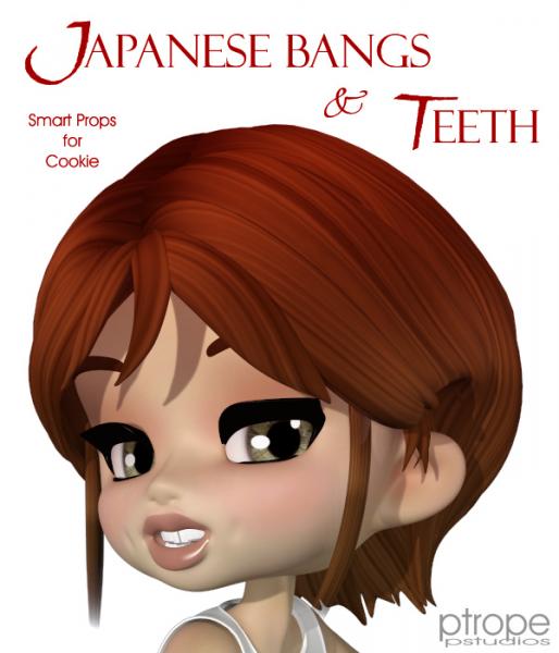 Japanese Bangs &amp; Teeth for Cookie