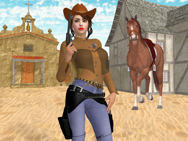 Cowgirl VS Sheriff