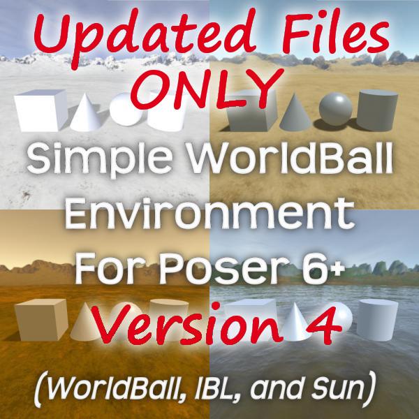 Update Files ONLY - Simple Poser WorldBall Ver 4