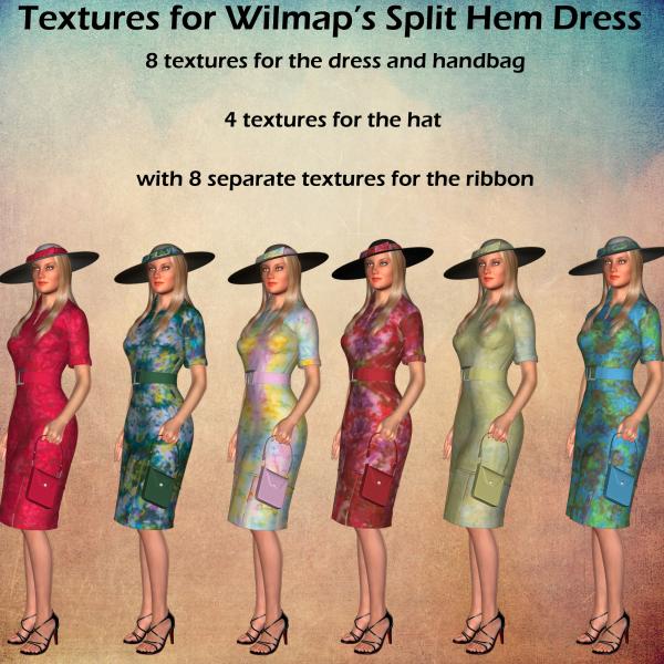 Split Hem Dress Textures