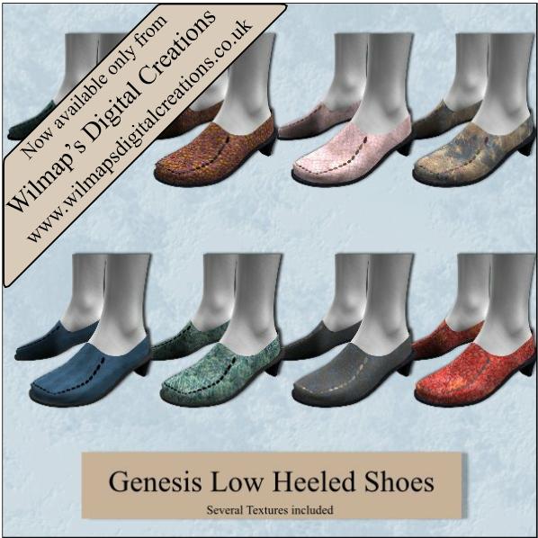 Genesis Low Heeled Shoes