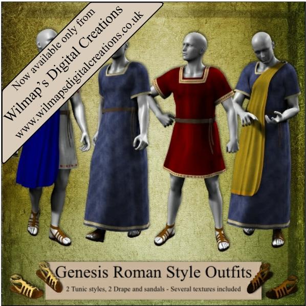 Genesis Roman Style Outfits Part 1