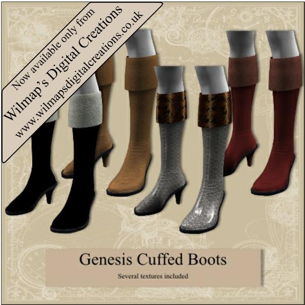 Genesis Cuffed Heeled Boots