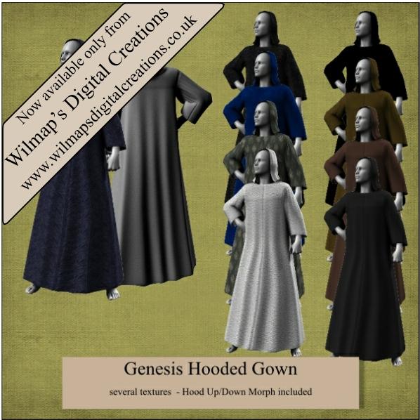 Genesis Hooded Gown