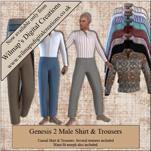 Genesis 2 Male Casual Shirt & Trousers