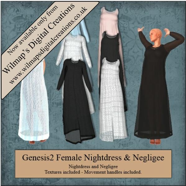 Genesis 2 Female Nightdress & Negligee