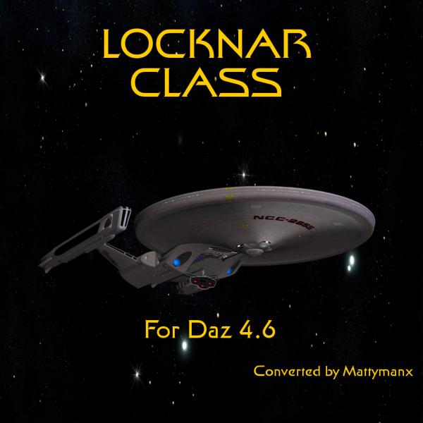Locknar Class Starship for DAZ 4.6