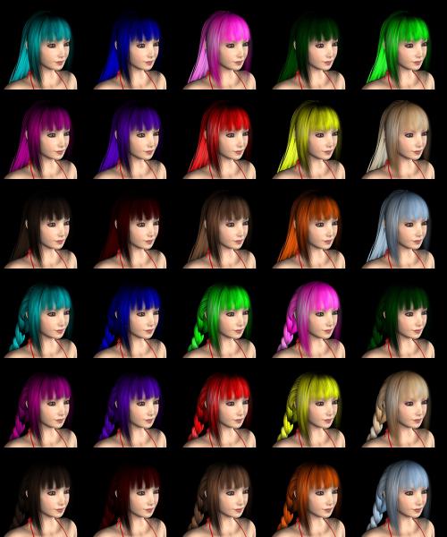 Hair Colours for HMHM &amp; MGHM Hair