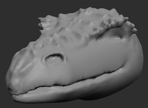 Sculptris Dragon Head Basic