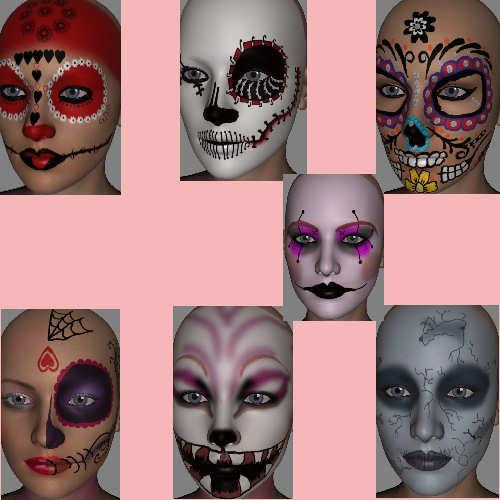 halloween faces for gf2