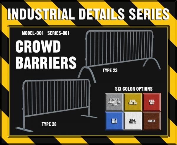 Crowd Barriers Types 23 and 28