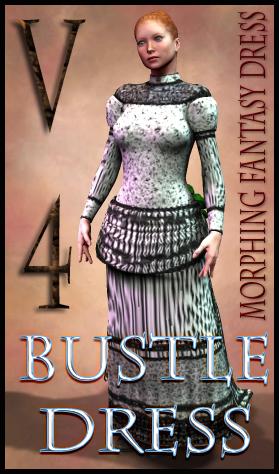 Bustle Dress textures for Morphing Fantasy Dress
