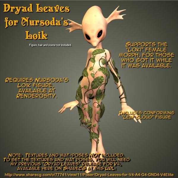 Dryad Leaves for Nursoda's Loik