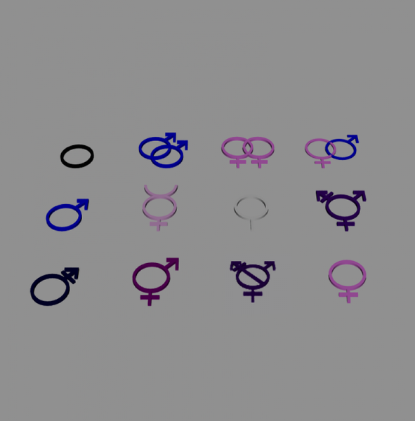 UPDATED Gender Symbols