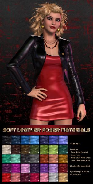 Pd-Soft Leather Poser Materials
