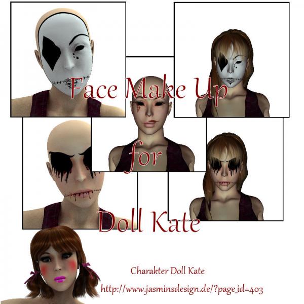 Face Texture for Doll Kate Vic 4