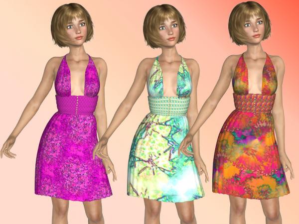 More textures for Mada&#039;s Free Little Dress