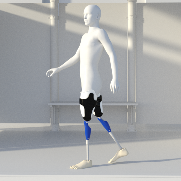 Modern computerized prosthetic legs for Genesis