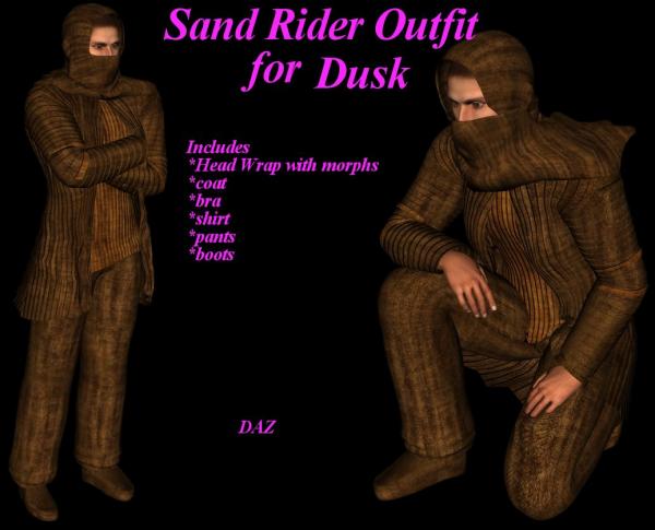 Sand Rider Outfit for Dusk (DAZ)