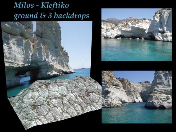Milos1 - ground &amp; 3 backdrops