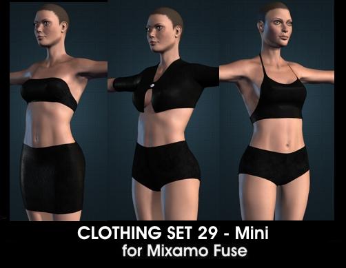 Mini for Mixamo Fuse and Unity3D