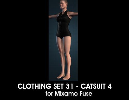 Catsuit4 for Mixamo Fuse and Unity3D