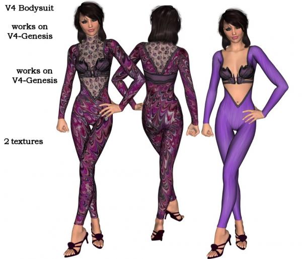 V4 BodySuit Purple textures