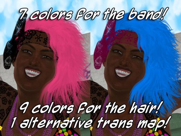 3Delight Mats for G2F Girls Just Wanna Hair + Band
