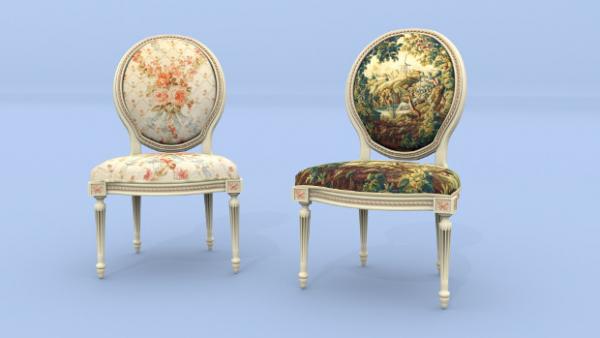 Chair Louis XVI french style