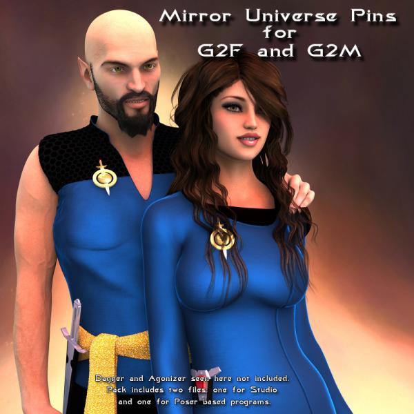 Mirror Universe accesories (Poser)