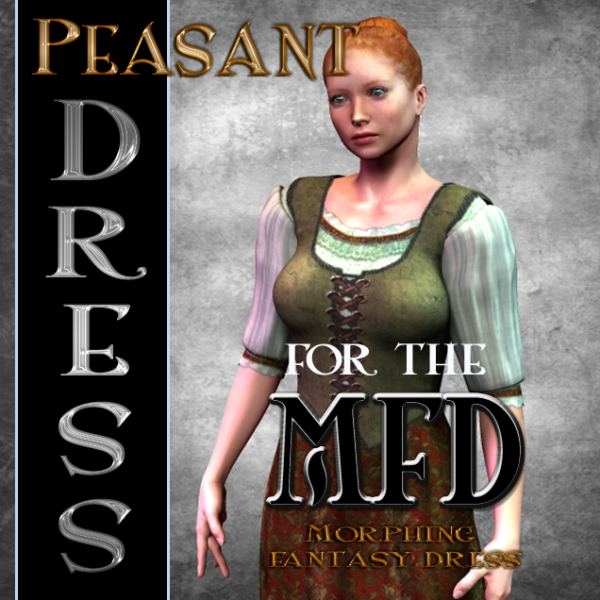 Peasant Dress Textures for Morphing Fantasy Dress