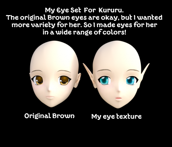 Eye Textures for Kururu