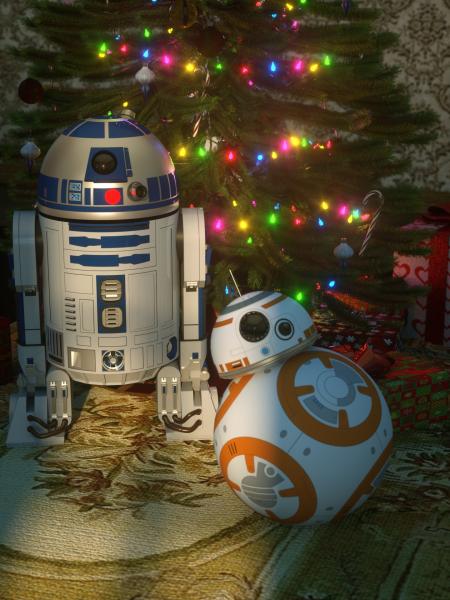 Under The Tree Present - Droids