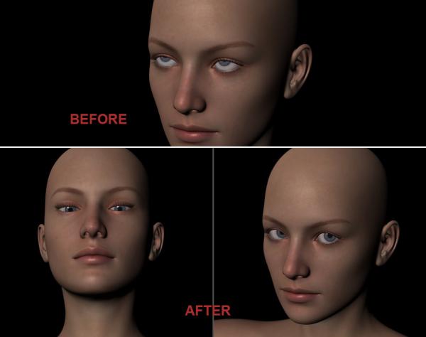 &#039;Point At&#039; Control for Genesis Eyelids. Tutorial