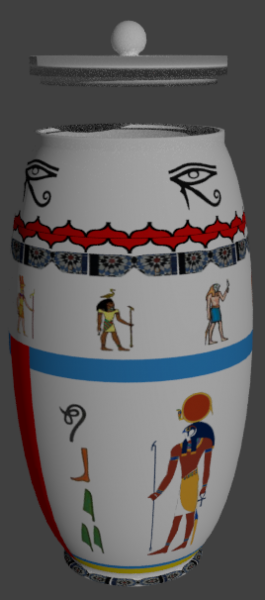 Egyptian Burial Urn