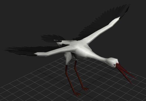 crane (bird) model