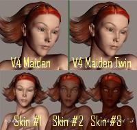 Maiden Twins  V4 Morphs