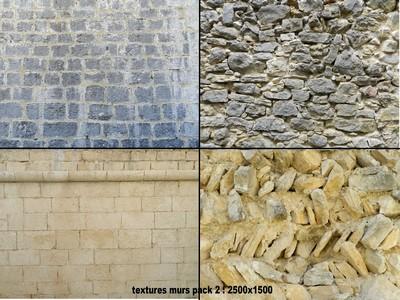 Textures murs/walls Pack 2 : 2500x1500