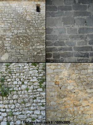 Textures mur/Walls pack 6: 1500x2000