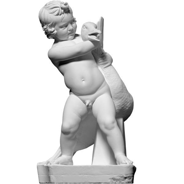 3D scan of Child With Goose