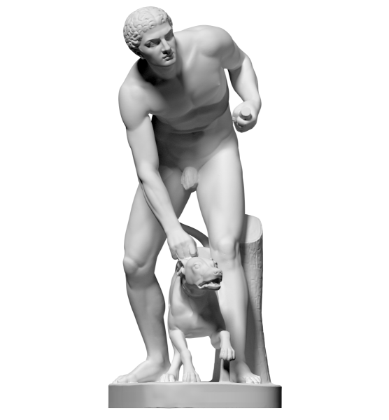 3D scan of Hunter and Dog