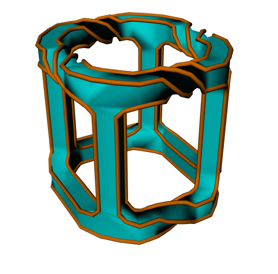 Relatives of Moebius Strip: Cube One Surface