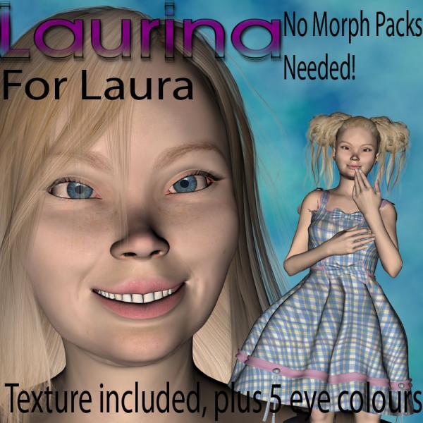 Laurina - a character and texture for Laura