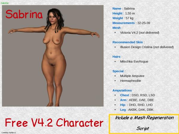 Sabrina V4.2 Free Character