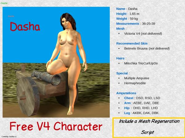 Dasha V4 Free Character