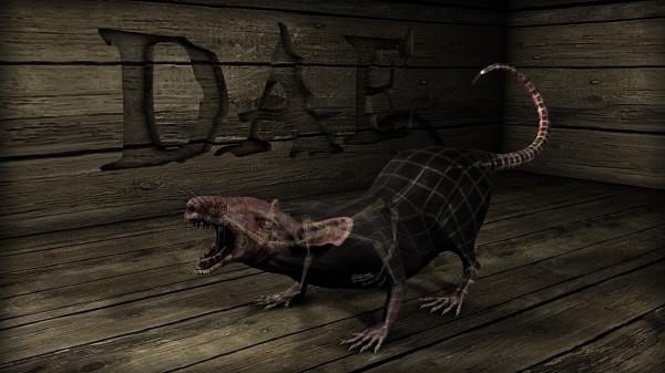 Monster Rat Rigged for COLLADA (DAE)